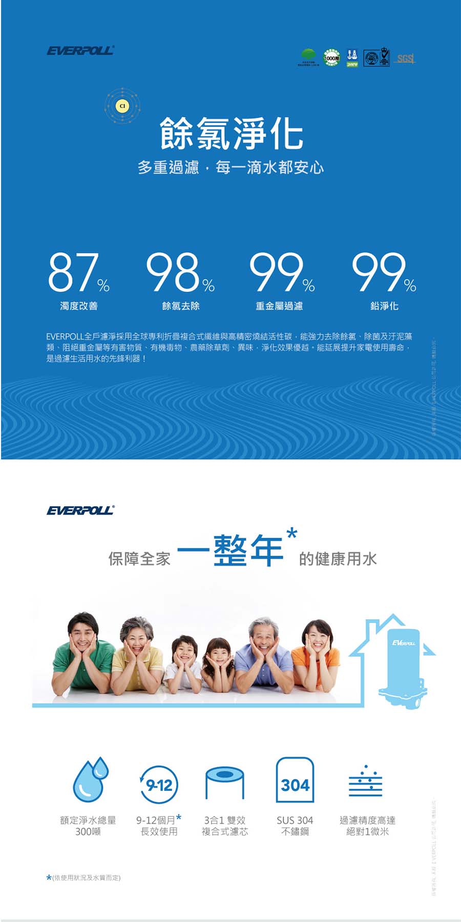 everpoll全戶式淨水器