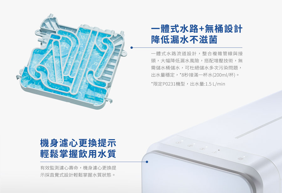 櫻花淨水器P0262