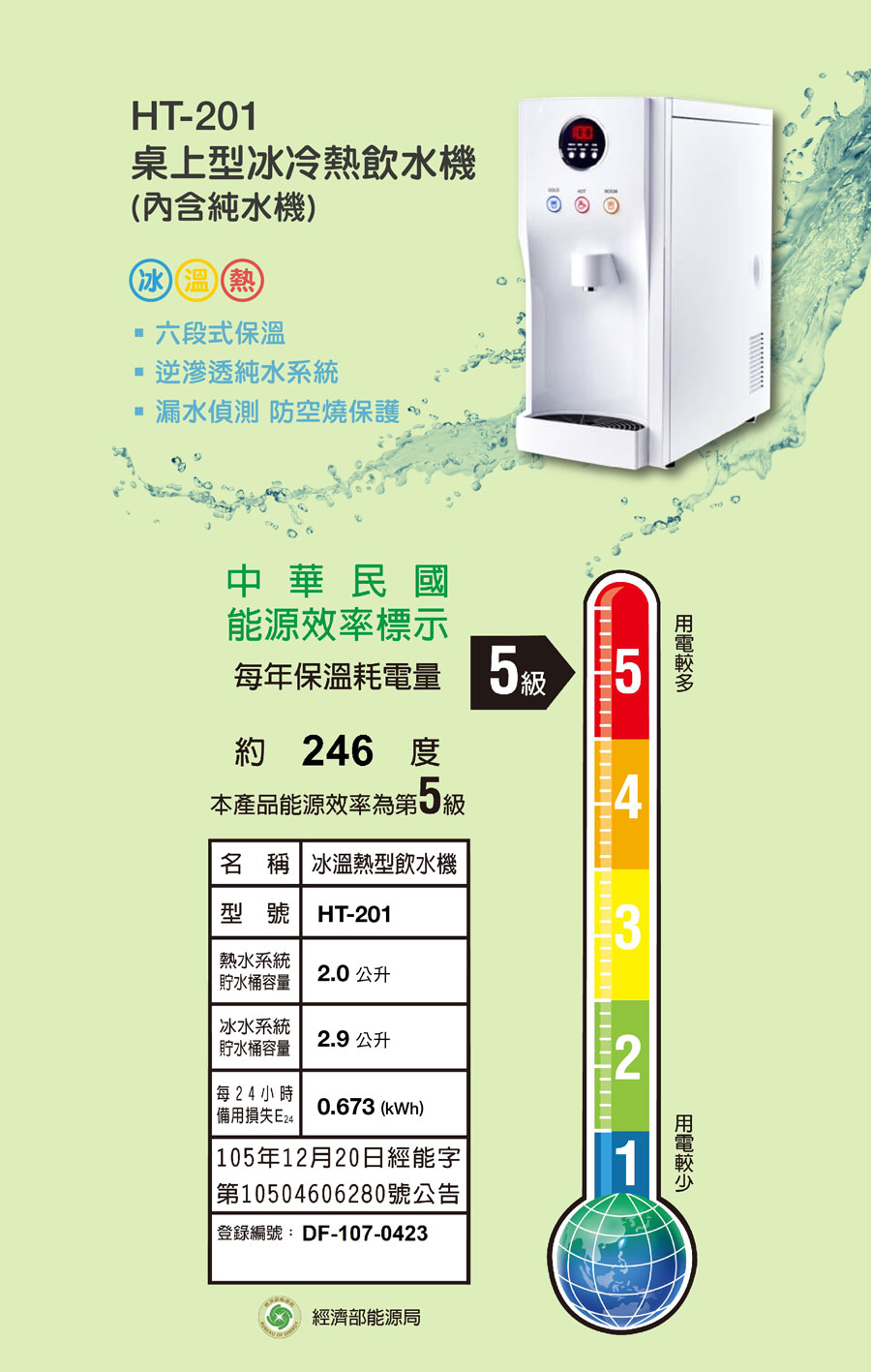 桌上型飲水機