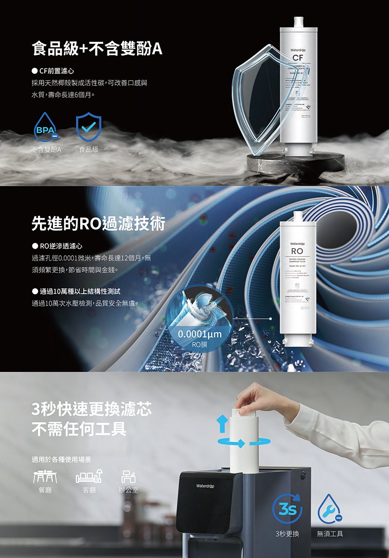 桌上型RO飲水機